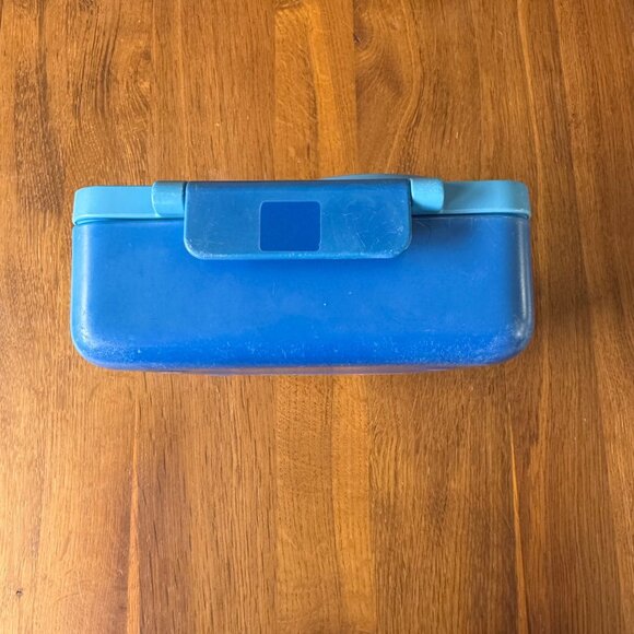 OMIEBOX Kids Lunch Box Blue Yellow School Bento Snacks Omie Snack Child Lunchbox - Picture 10 of 14